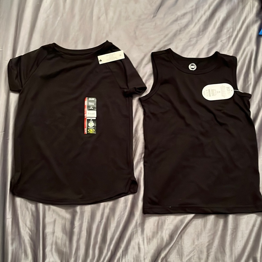 Set of two Black Shirts Size 7-8 and 8